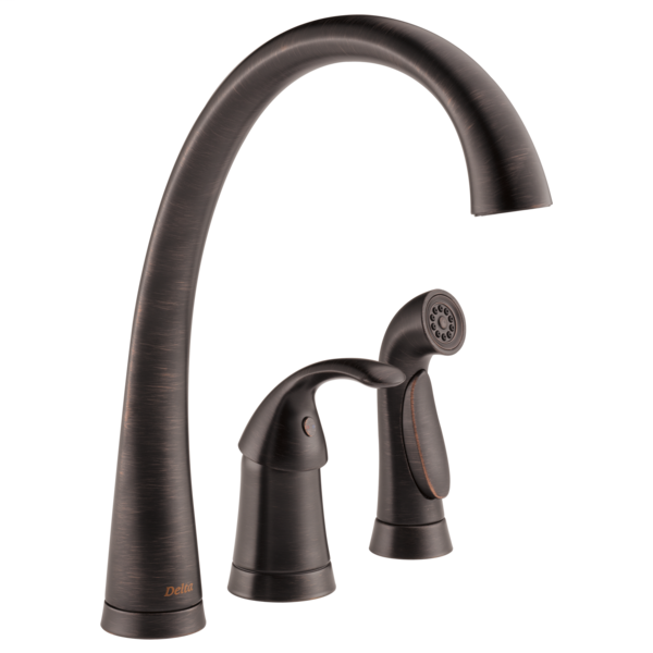 Pilar Single Handle Kitchen Faucet with Spray - Venetian Bronze