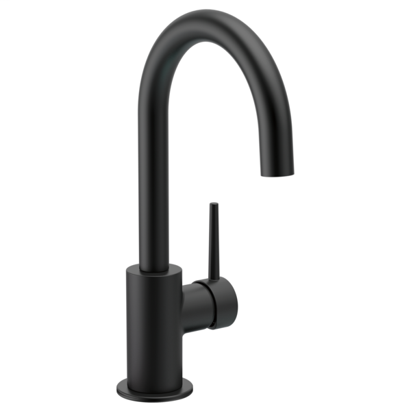 Contemporary Single Handle Bar Faucet - Matte Black