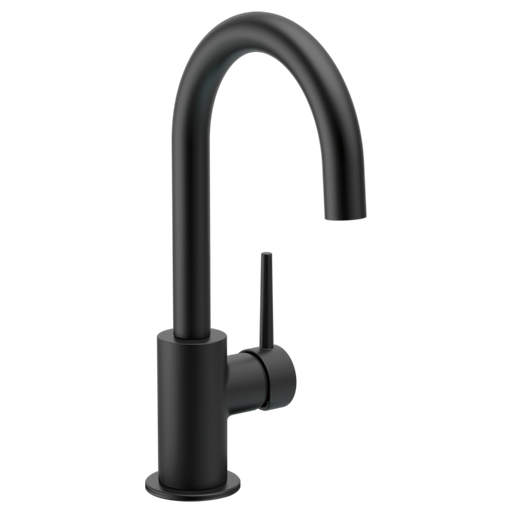 Contemporary Single Handle Bar Faucet - Matte Black