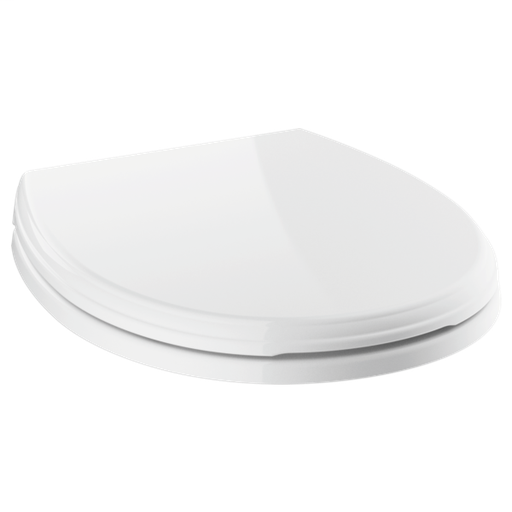 Wycliffe Round Front Standard Close Toilet Seat - White