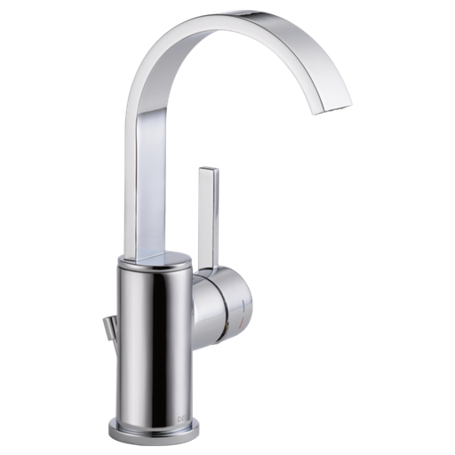 Mandolin Single Handle Bathroom Faucet - Chrome