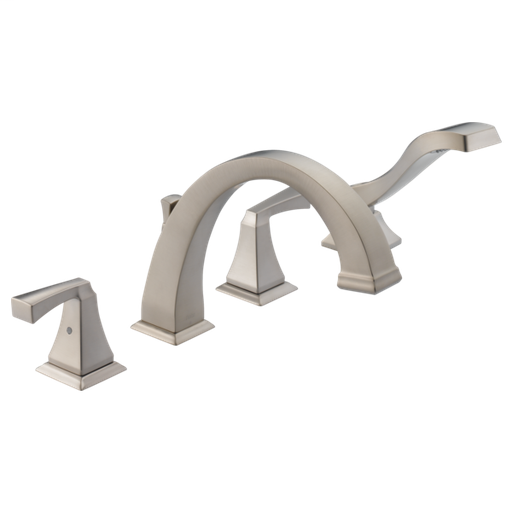 Dryden Roman Tub with Hand Shower Trim - Spotshield Stainless