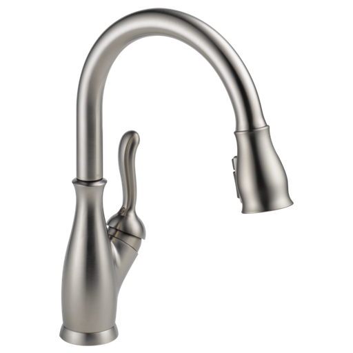 Leland Single Handle Pull-Down Kitchen Faucet with ShieldSpray Technology - Spotshield Stainless