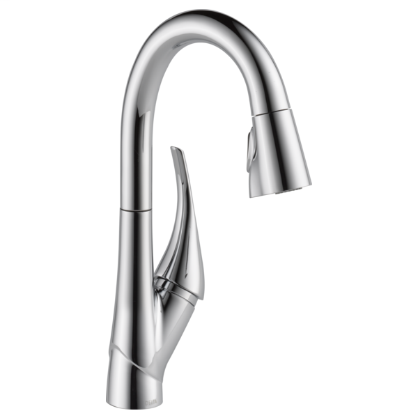Esque Single Handle Pull-Down Bar / Prep Faucet - Chrome