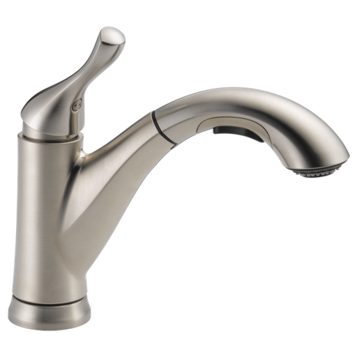Grant Single Handle Pull-Out Kitchen Faucet - Stainless