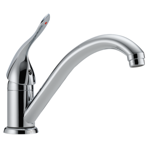 Commercial Single Handle Kitchen Faucet - Chrome