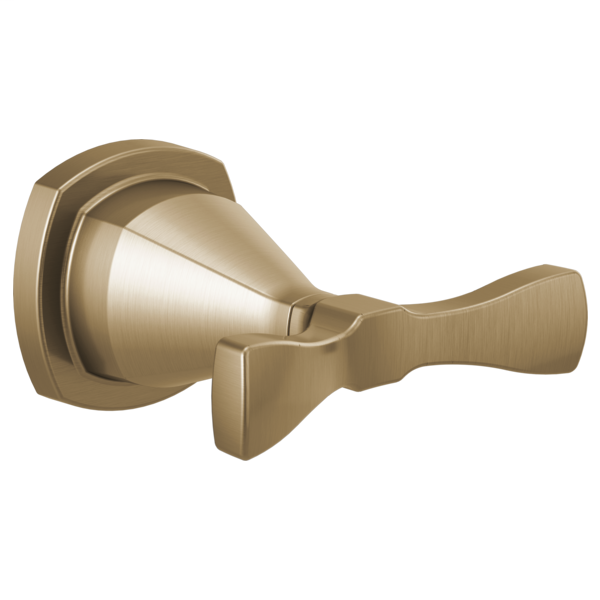 Stryke Double Robe Hook - Champagne Bronze