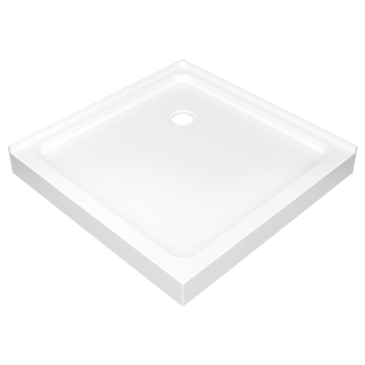 Delta 36" x 36" Shower Base - High Gloss White