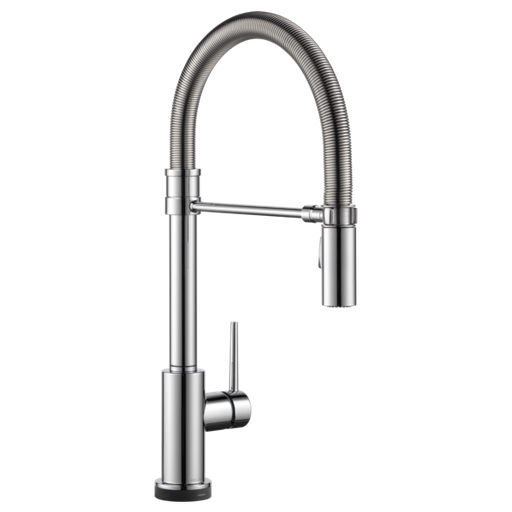 Trinsic Single Handle Pull-Down Spring Spout Kitchen Faucet with Touch2O Technology - Chrome