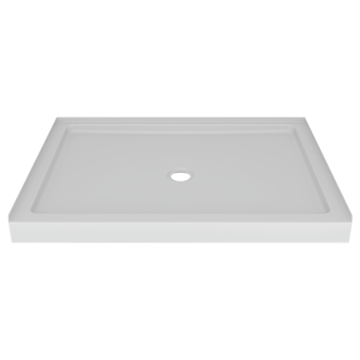 Delta 48" x 34" Shower Base - High Gloss White
