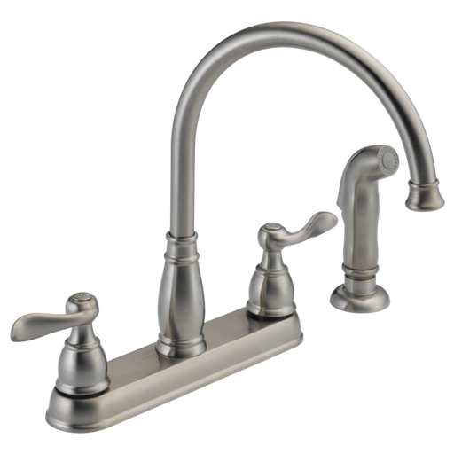 Windemere Two Handle Kitchen Faucet - Stainless