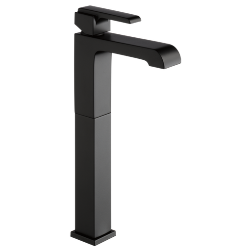 Ara Single Handle Vessel Bathroom Faucet - Matte Black