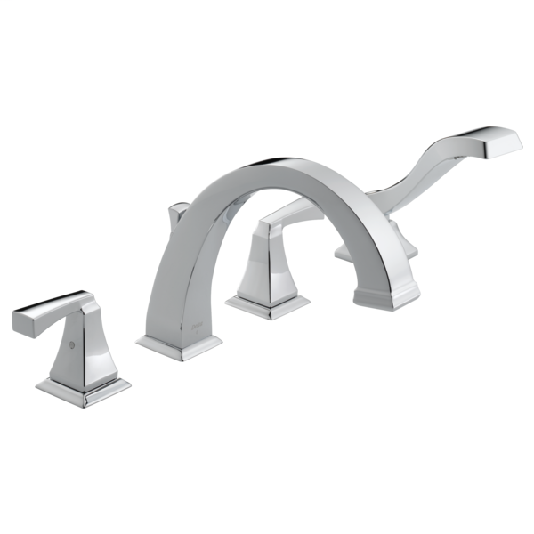 Dryden Roman Tub with Hand Shower Trim - Chrome
