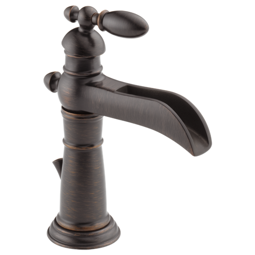 Victorian Single Handle Channel Bathroom Faucet - Venetian Bronze