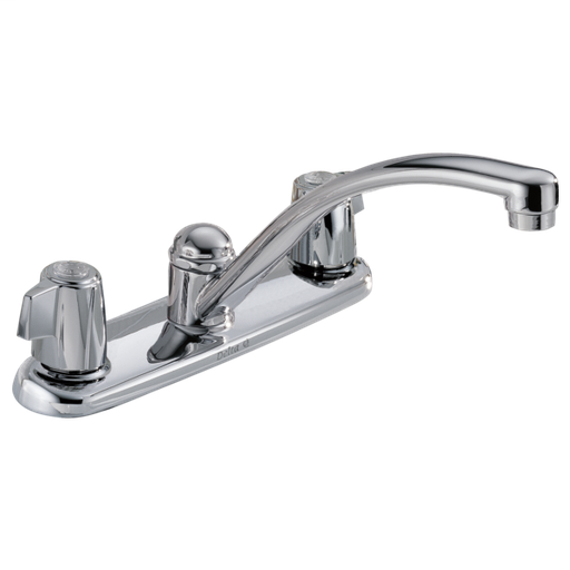Classic Two Handle Kitchen Faucet - Chrome