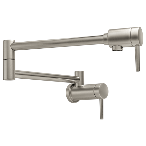 Delta Contemporary Wall Mount Pot Filler - Stainless