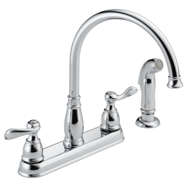 Windemere Two Handle Kitchen Faucet - Chrome