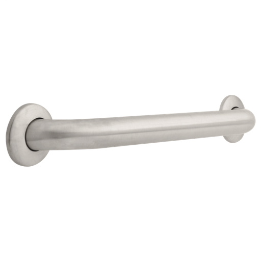 Commercial 1-1/2" x 18" ADA Grab Bar, Concealed Mounting - Stainless