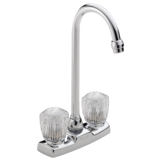 Classic Two Handle Bar / Prep Faucet - Chrome