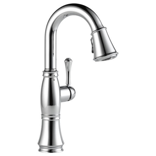Cassidy Single Handle Pull-Down Bar / Prep Faucet - Chrome