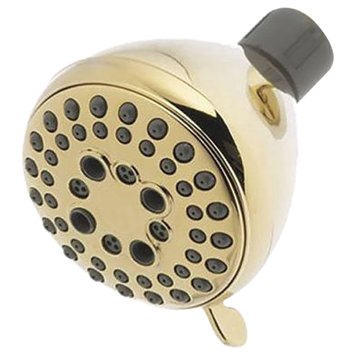 5-Setting Shower Head - Polished Brass