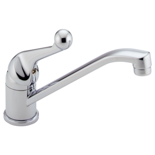 Classic Single Handle Kitchen Faucet - Chrome