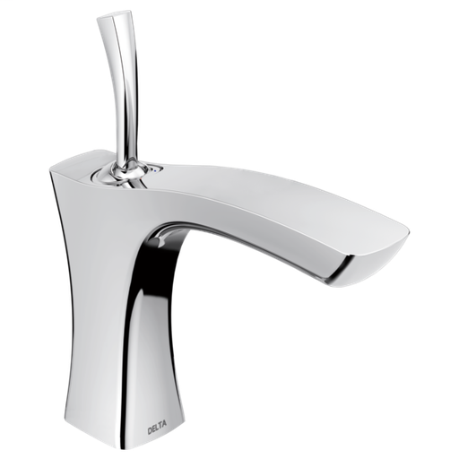 Tesla Single Handle Bathroom Faucet - Less Pop Up - Chrome