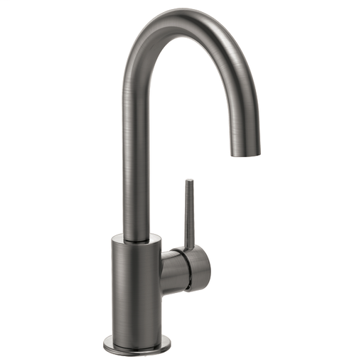 Contemporary Contemporary Bar Faucet - Black Stainless