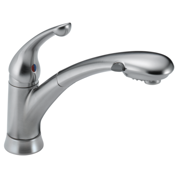Signature Single Handle Pull-Out Kitchen Faucet - Arctic Stainless