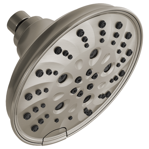 H2Okinetic 5-Setting Traditional Raincan Shower Head - Stainless