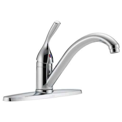 Classic Single Handle Kitchen Faucet - Chrome