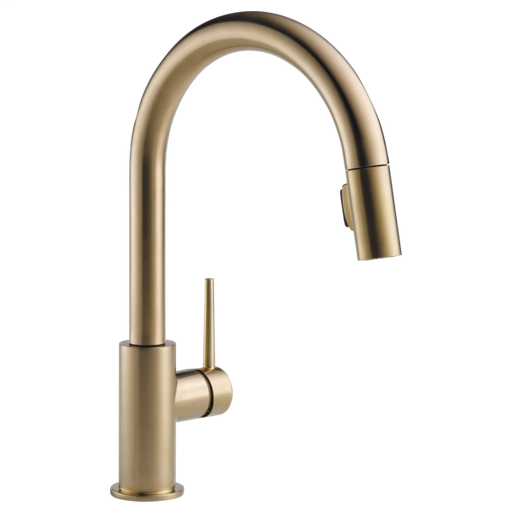 Trinsic Single Handle Pull-Down Kitchen Faucet - Champagne Bronze