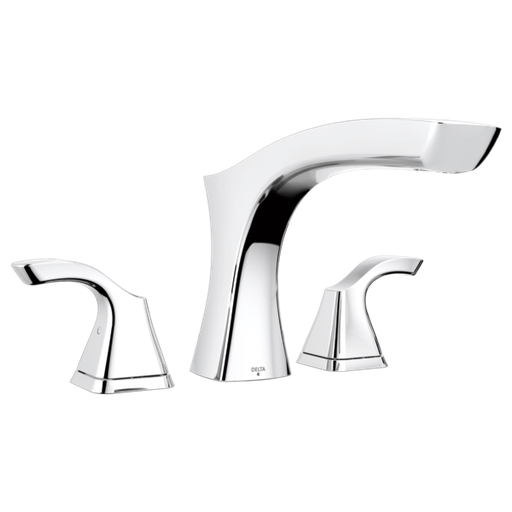 Tesla Roman Tub Trim - Chrome