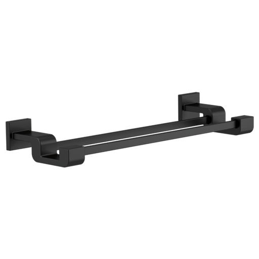 Ara 24" DOUBLE TOWEL BAR - Matte Black