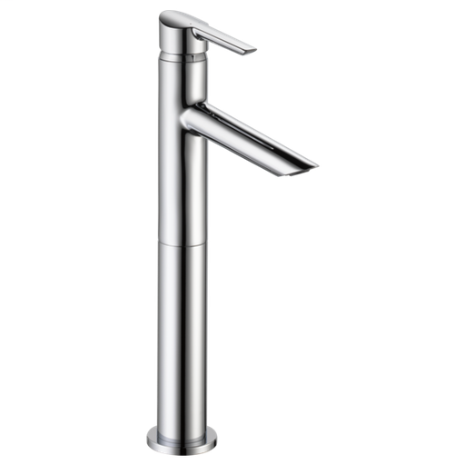 Compel Single Handle Vessel Bathroom Faucet - Chrome
