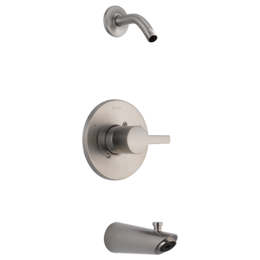 Compel Monitor 14 Series Tub & Shower Trim - Less Head - Stainless