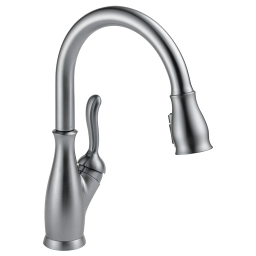 Leland Single Handle Pull-Down Kitchen Faucet with ShieldSpray Technology - Arctic Stainless