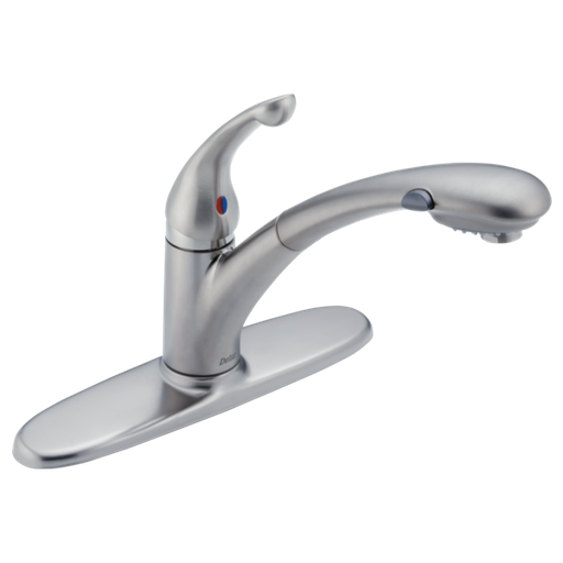 Signature Single Handle Pull-Out Water-Efficient Kitchen Faucet - Arctic Stainless
