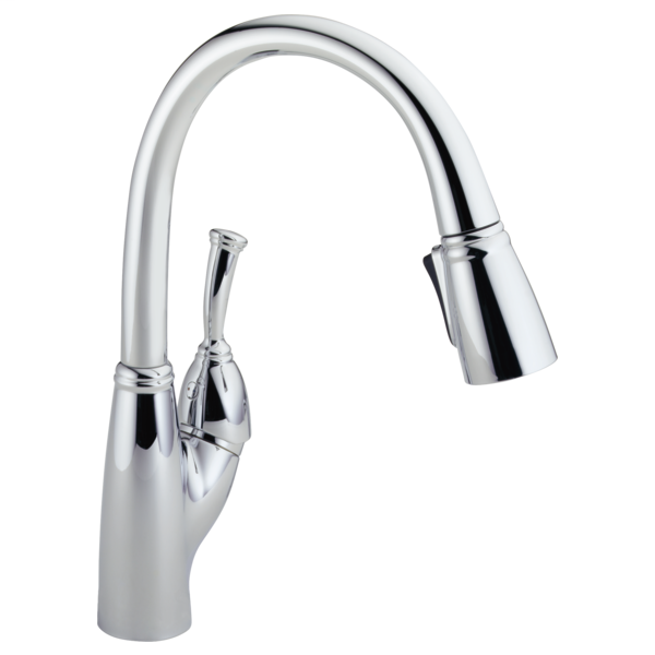 Allora Single Handle Pull-Down Kitchen Faucet - Chrome