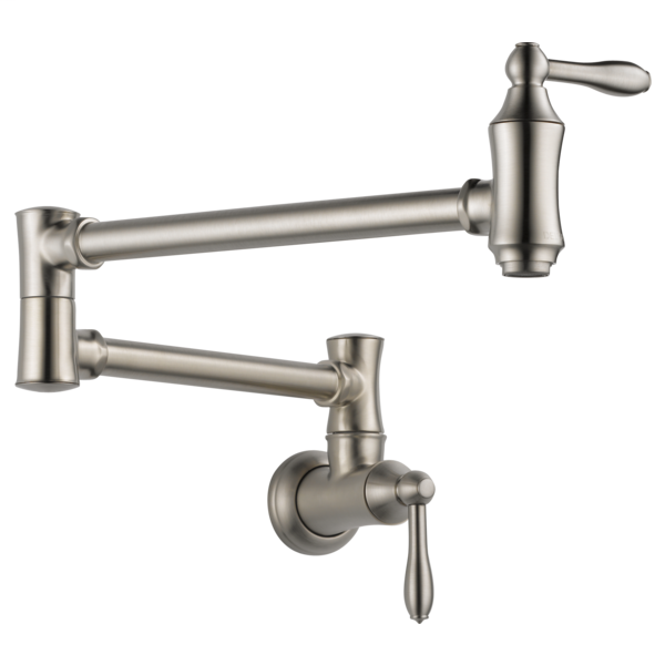 Delta Traditional Wall Mount Pot Filler - Stainless