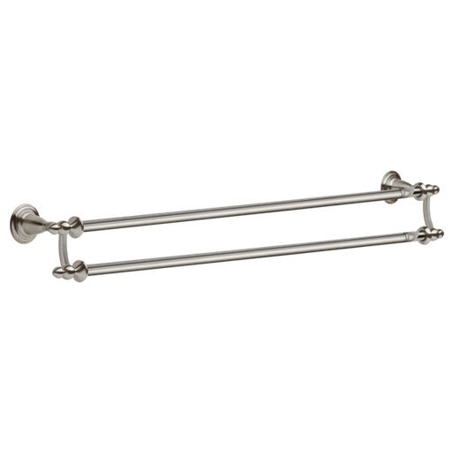 Victorian 24" Double Towel Bar - Stainless
