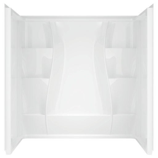 Classic 400 60" x 32" Shower Wall Set - High Gloss White
