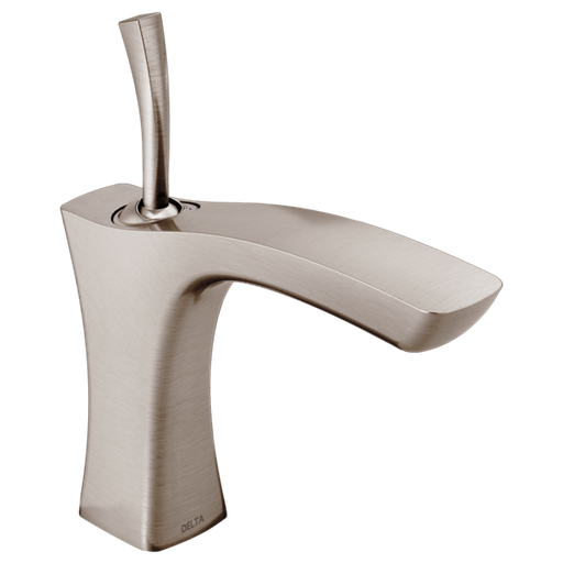 Tesla Single Handle Bathroom Faucet - Less Pop Up - Stainless