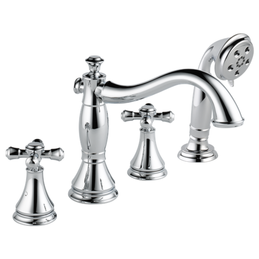 Cassidy Roman Tub with Hand Shower Trim - Less Handles - Chrome