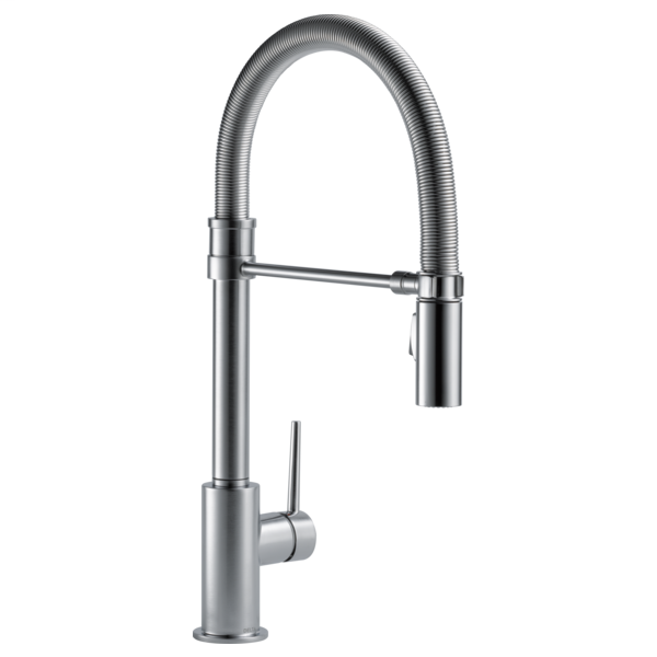 Trinsic Single Handle Pull-Down Kitchen Faucet With Spring Spout - Arctic Stainless