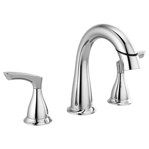 Broadmoor Two Handle Widespread Pulldown Bathroom Faucet - Chrome