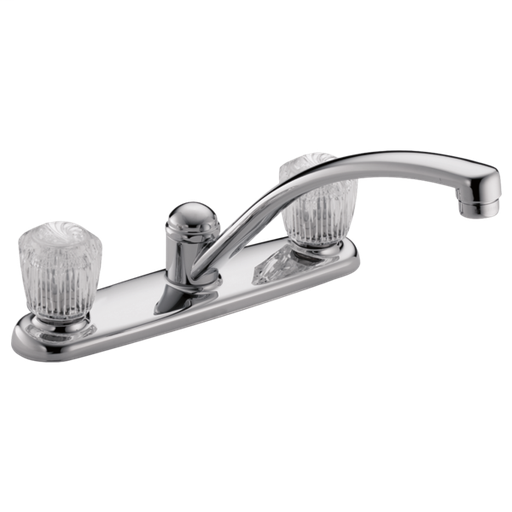 Classic Two Handle Kitchen Faucet - Chrome