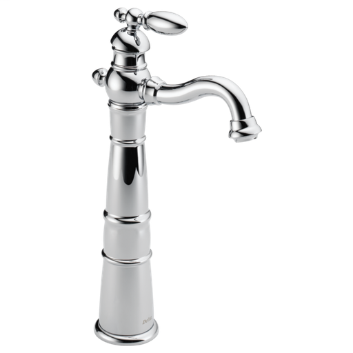 Victorian Single Handle Vessel Bathroom Faucet - Chrome