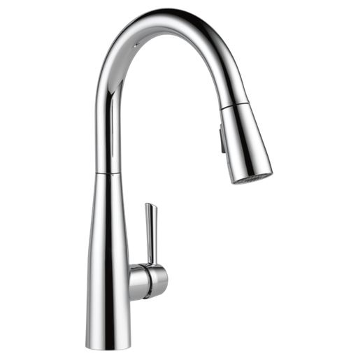 Essa Single Handle Pull-Down Kitchen Faucet - Chrome