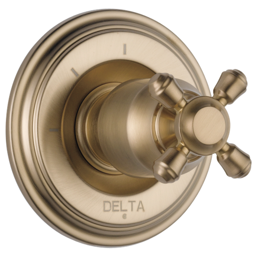 Cassidy 3-Setting 2-Port Diverter Trim - Less Handle - Champagne Bronze